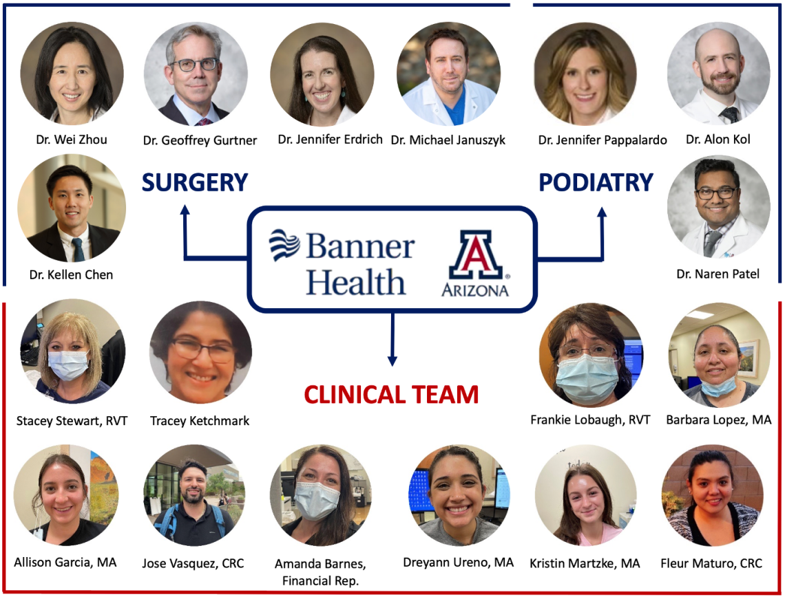 Surgery/Podiatry/Clinical Team Collaborators