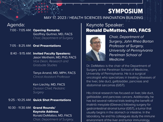 Department of Surgery Research Symposium screenshot 