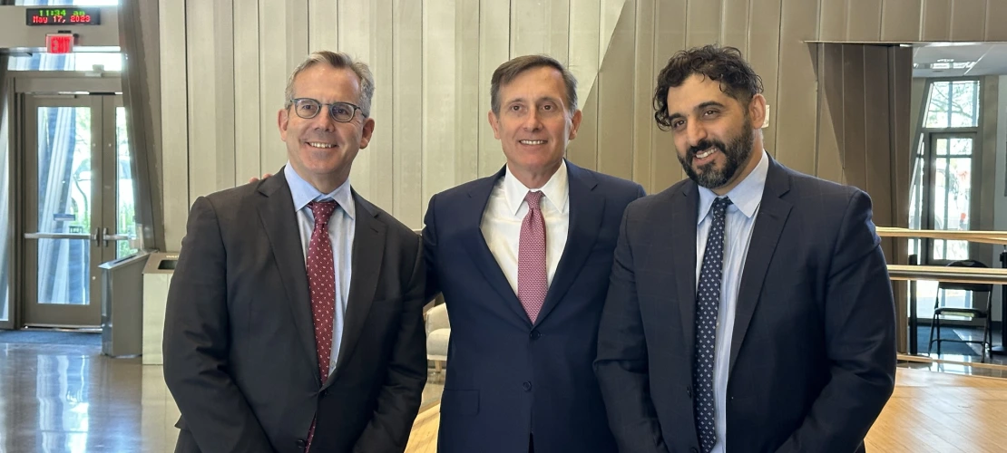 L-R: Dr. Gurtner, Dr. DeMatteo, Dr. Joseph