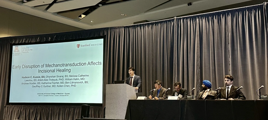 Hudson presenting at the PSRC Annual Meeting 